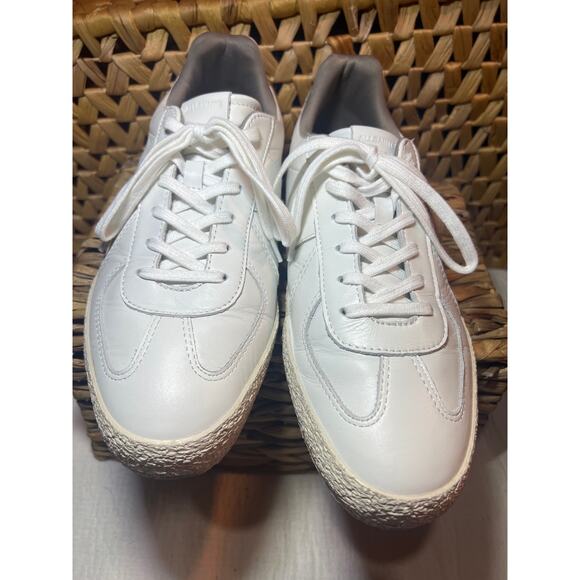 AllSaints - Jaimee Low Top Leather Trainers -  EU 44 / US 12 - Picture 3 of 6